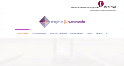 Desktop Screenshot of mejorayhumanizate.com